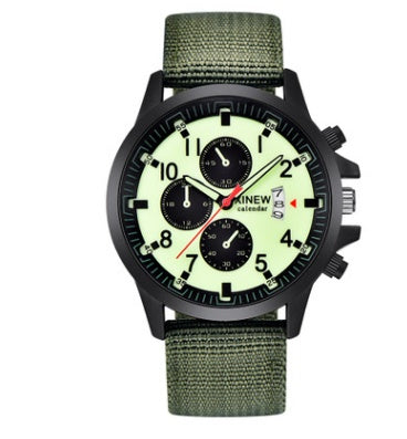 Mens Fashion Nylon Band Military Sports Watch