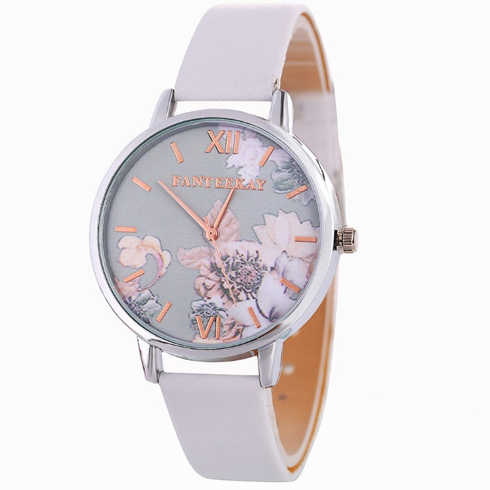 Women's Quartz Watches Huawa Belt Quickly Sells Broken Flower Watches