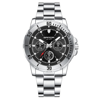 Multifunctional Waterproof Quartz Watch For Men