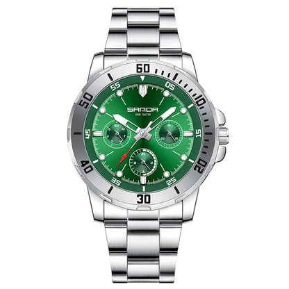 Multifunctional Waterproof Quartz Watch For Men