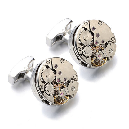 High-end Watch Movement Cufflinks Men
