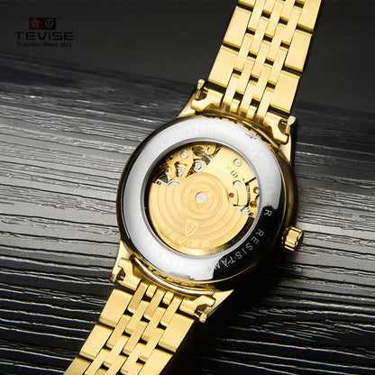Detective automatic table watch men burst Jinlong waterproof luminous lovers mechanical watch
