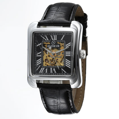 Automatic skeleton mechanical watch