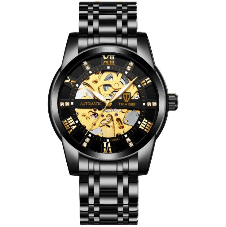 Men''s Fashion Watch Fashion Automatic Mechanical Watch Hollow Watch Waterproof Men''s Watch