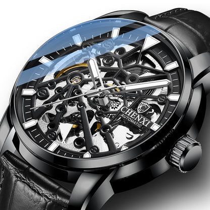 Hollow Automatic Mechanical Watch Men's Waterproof Luminous Mechanical Watch