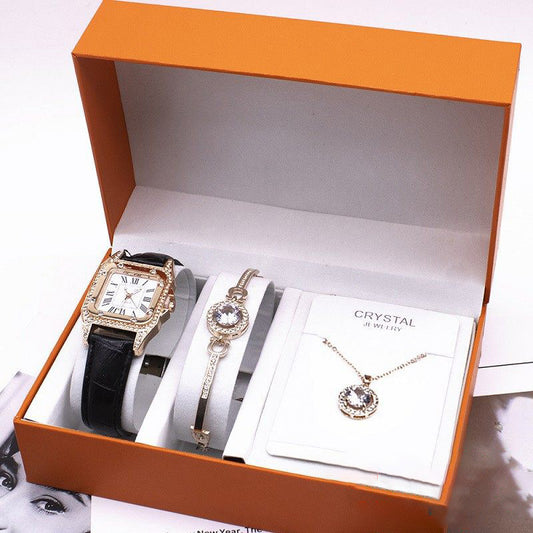 Wrist Watch Set Watches Women New Necklace Bracelets Wristwatches Women
