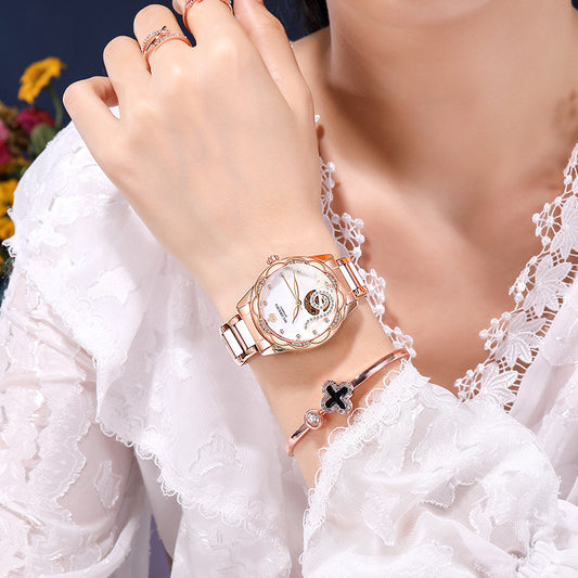 New Mechanical Watches Women Ceramic