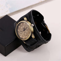 Accessories Watches Retro Cowhide Watches Punk Watches Men'S Wrist Watches