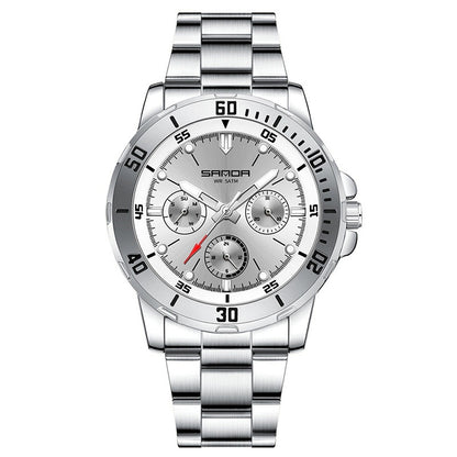Multifunctional Waterproof Quartz Watch For Men