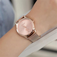 Fashion Alloy Belt Mesh Watch Unisex women's watches Minimalist Style Quartz Watch Watches for women