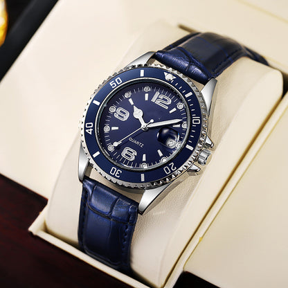 Fashion Simple Scale Quartz Watch For Men