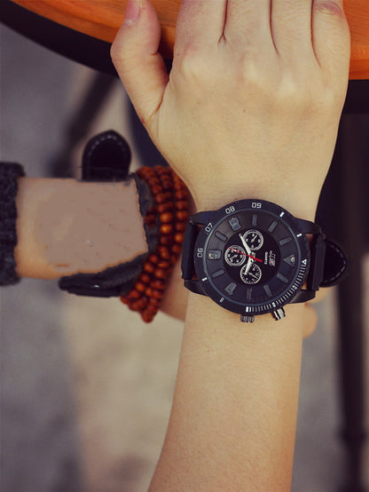 Classic Super Luminous Oversized Dial Trends Men and Women Couples Watch Quartz Simple Practical Fashion Watch