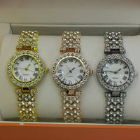 Fashion Business Versatile Diamond-studded Starry Sky Quartz Watch Bracelet For Women