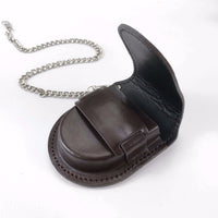 Men and women watch leather case