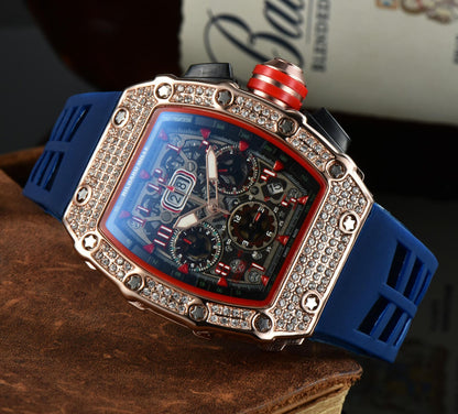 Fashion Diamond Gypsophila Watch Men