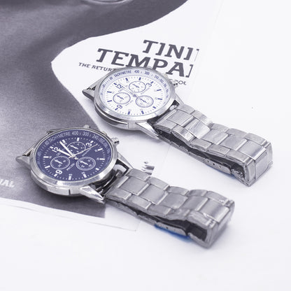Wrist Watch Men New Style Wrist Watch Men's Business Watch Set Quartz Watch