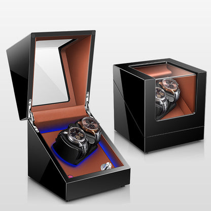Automatic mechanical watch rotating device