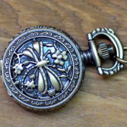 Vintage men and women necklace watch