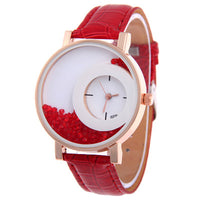 Fashion Quartz Watches 489 Full Drilling Quicksand Female Watches Female