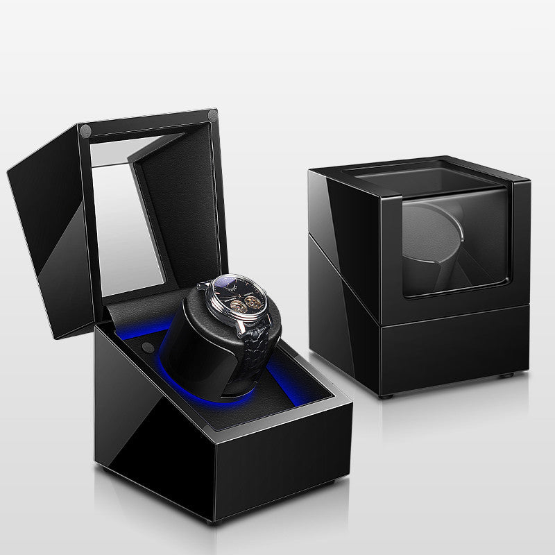 Automatic mechanical watch rotating device