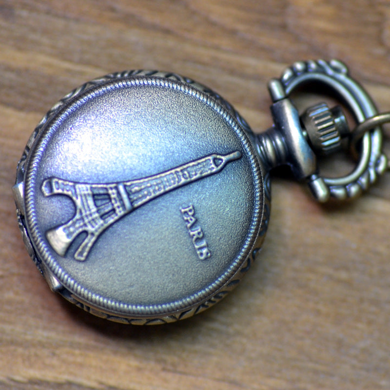 Vintage men and women necklace watch