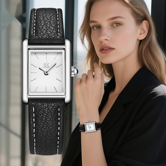 Watch Retro Minority Watch Fashion Waterproof Quartz Watch High Small Square Watch