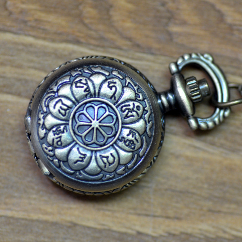 Vintage men and women necklace watch