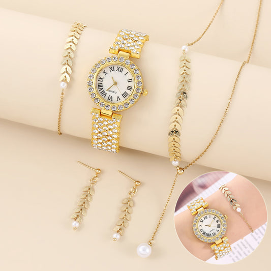 Diamond Women Watches Fashion Rhinestone Quartz Bracelet Wrist Watch For Women