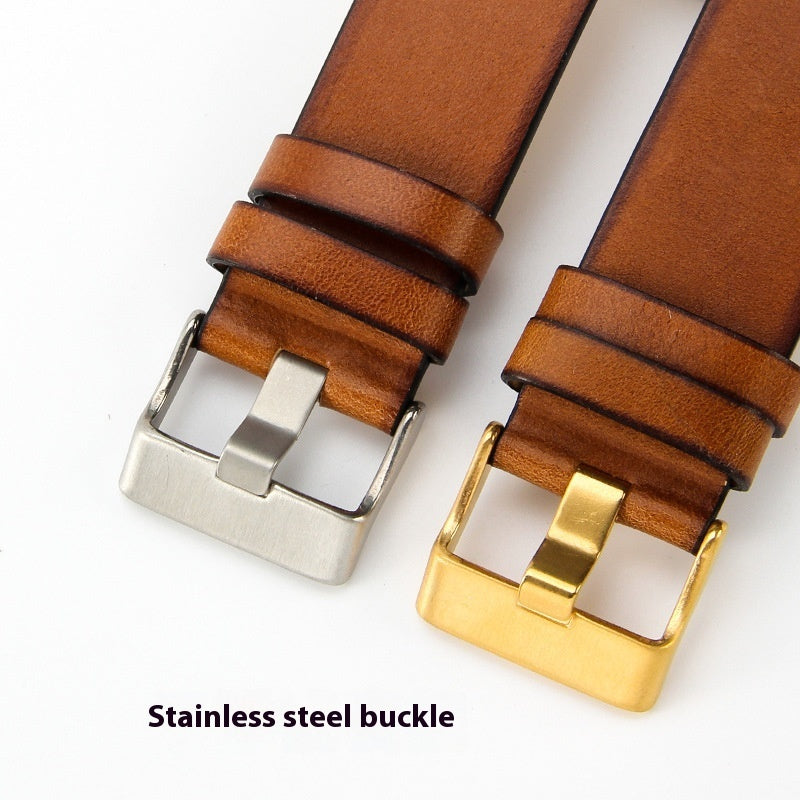 Retro Leather Watch Band Men