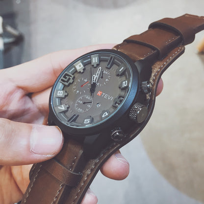 Trendy Korean Style Personality Sports Watch Men