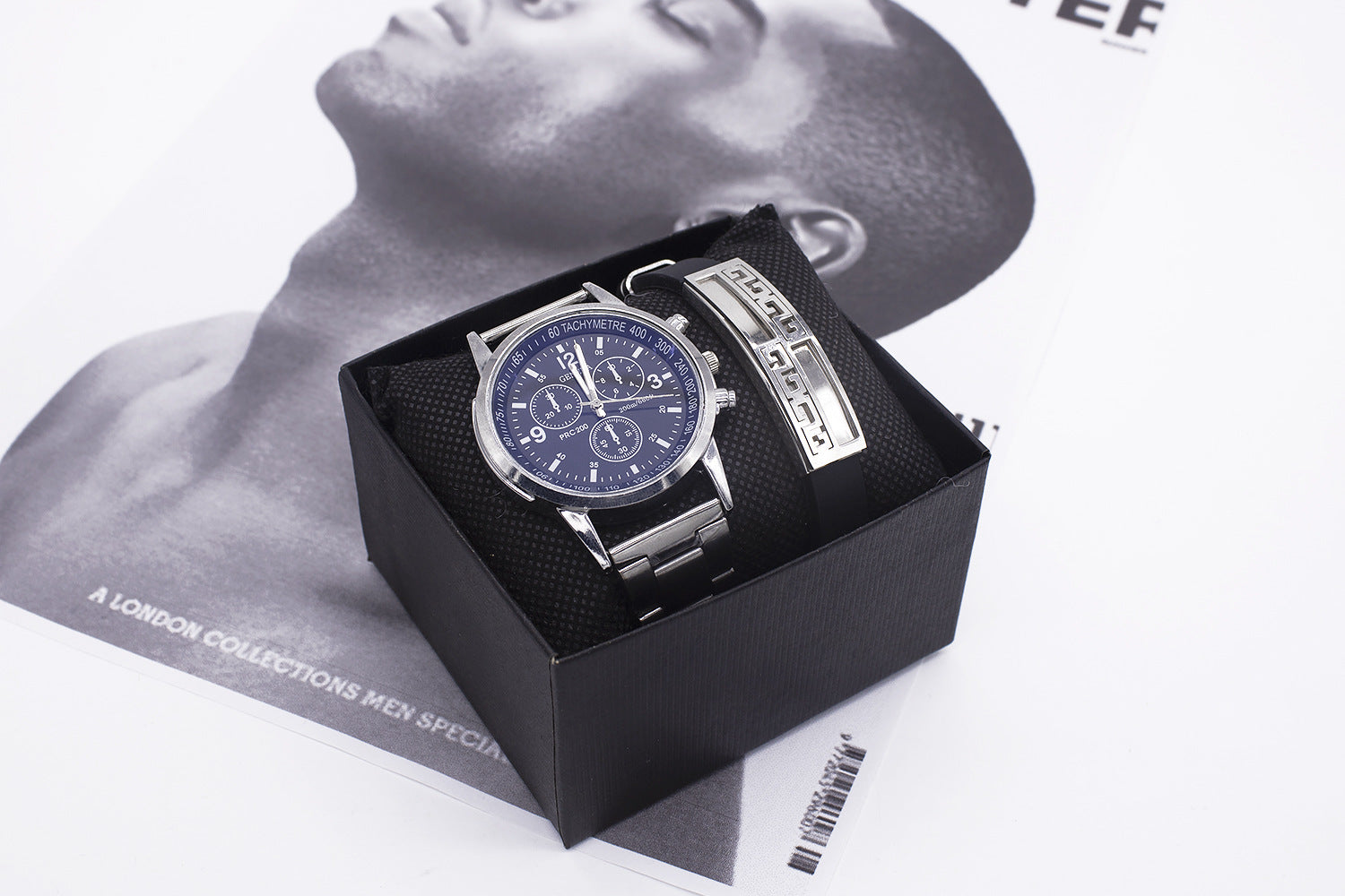 Wrist Watch Men New Style Wrist Watch Men's Business Watch Set Quartz Watch