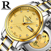 Watches men's automatic mechanical watches business men's watch luminous hollow water-proof fine steel