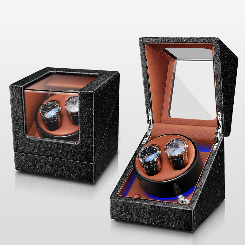Automatic mechanical watch rotating device