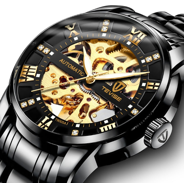 Men''s Fashion Watch Fashion Automatic Mechanical Watch Hollow Watch Waterproof Men''s Watch