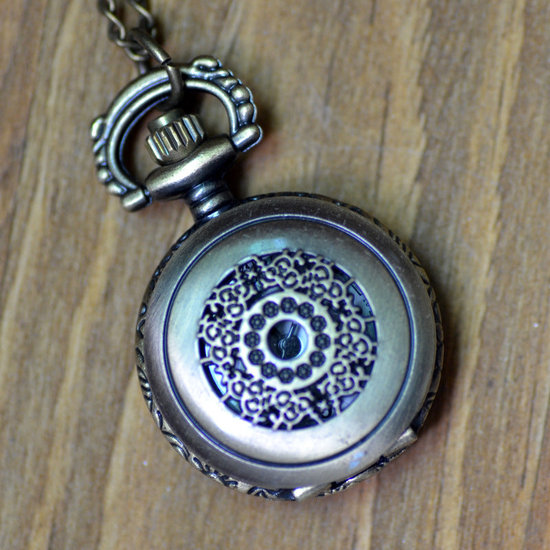 Vintage men and women necklace watch