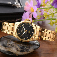 Man Gold Dress Watches Stainless Steel