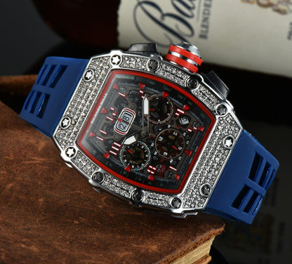 Fashion Diamond Gypsophila Watch Men