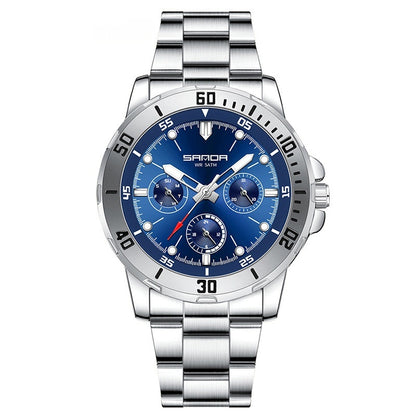 Multifunctional Waterproof Quartz Watch For Men