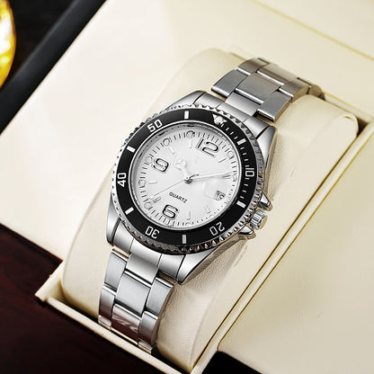 Fashion Simple Scale Quartz Watch For Men